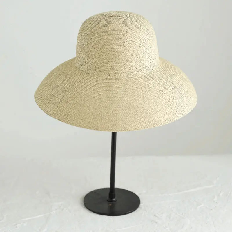 Sun Protection Hepburn Wind Sun Hat Holiday Beach Hat hercurva