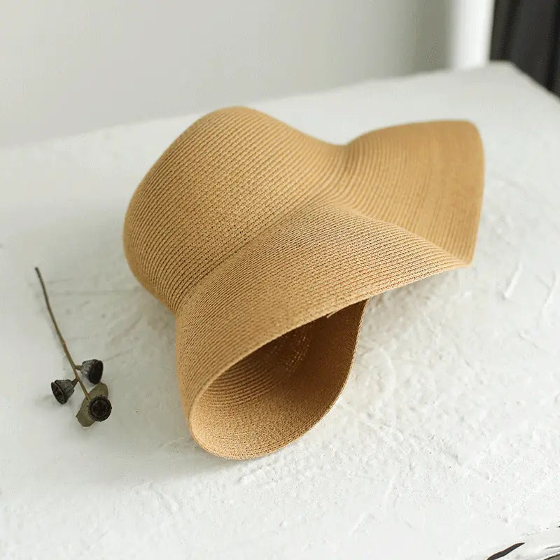 Sun Protection Hepburn Wind Sun Hat Holiday Beach Hat hercurva