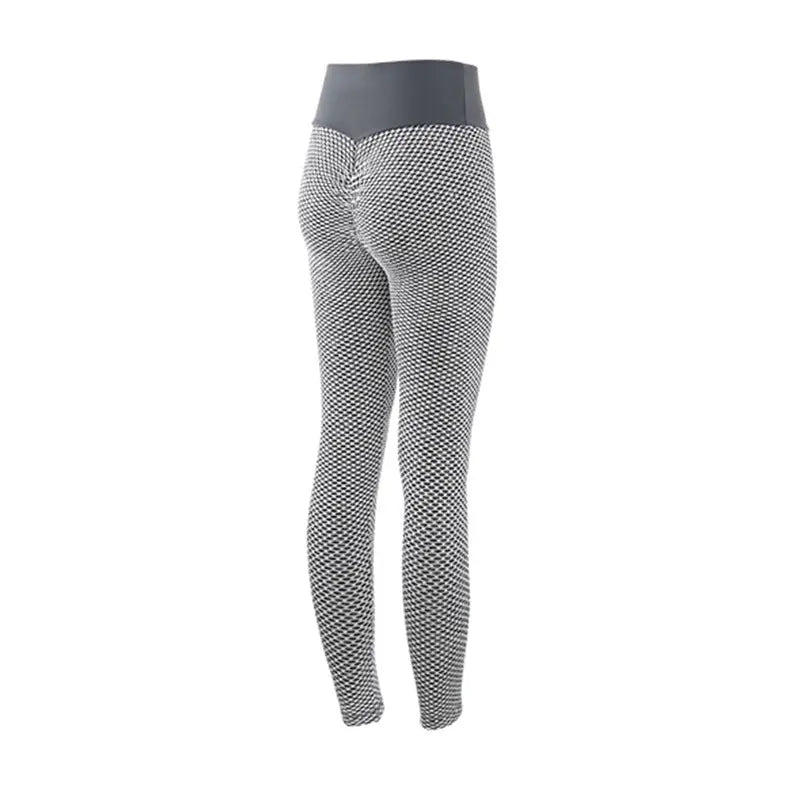 Plaid Leggings Fitness Yoga Pants Women's Seamless High Waist Breathable Gym Leggings hercurva