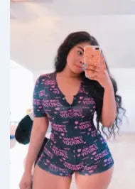 Sexy Women Bodysuit Playsuit Short Romper Jumpsuit Sleepwear hercurva