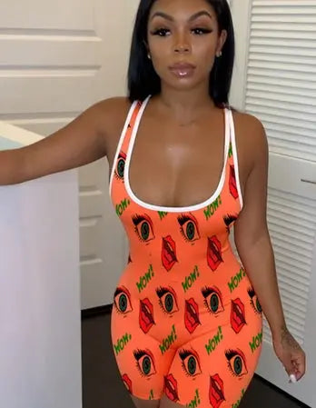 Sexy Women Bodysuit Playsuit Short Romper Jumpsuit Sleepwear hercurva