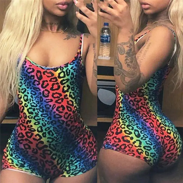 Sexy Women Bodysuit Playsuit Short Romper Jumpsuit Sleepwear hercurva