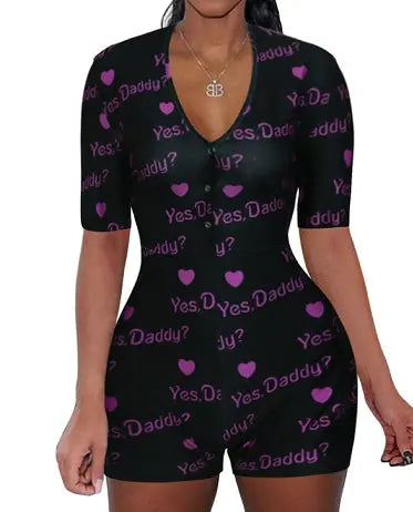 Sexy Women Bodysuit Playsuit Short Romper Jumpsuit Sleepwear hercurva