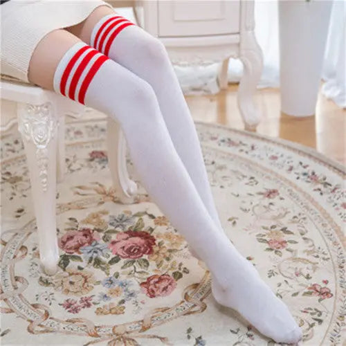 Striped stockings ladies stockings hercurva