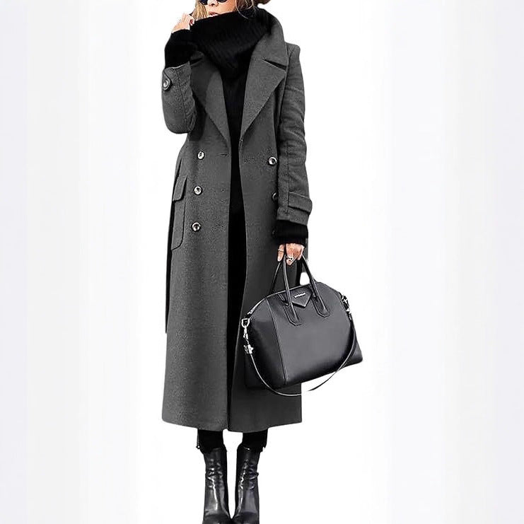 Thick Wool Women's Coat Extended hercurva