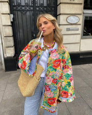 LÉA BLANCHET - Vintage colorful jacket VEV43082