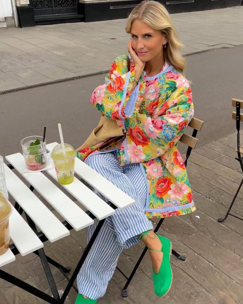 LÉA BLANCHET - Vintage colorful jacket VEV43082
