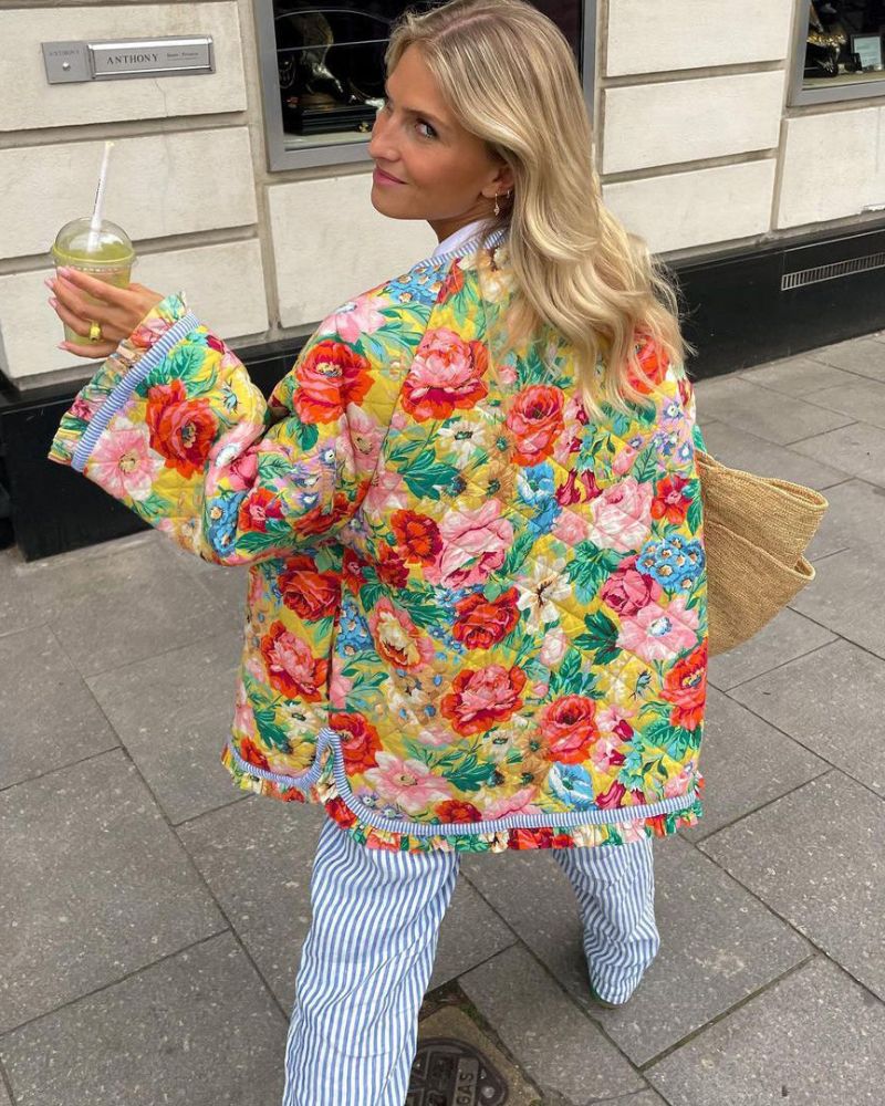 LÉA BLANCHET - Vintage colorful jacket VEV43082