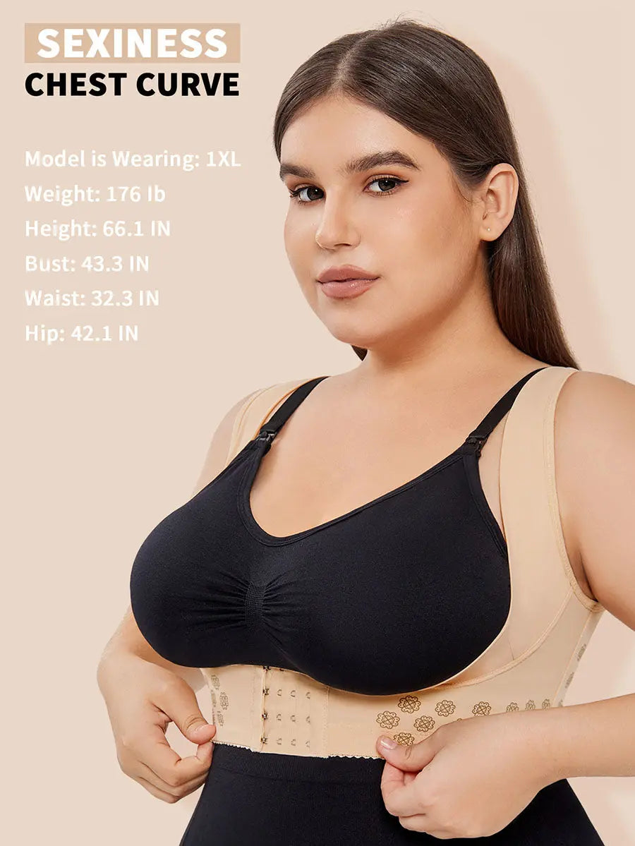 Energy Chip Chest Brace Up For Women Posture Corrector Shapewear Vest hercurva
