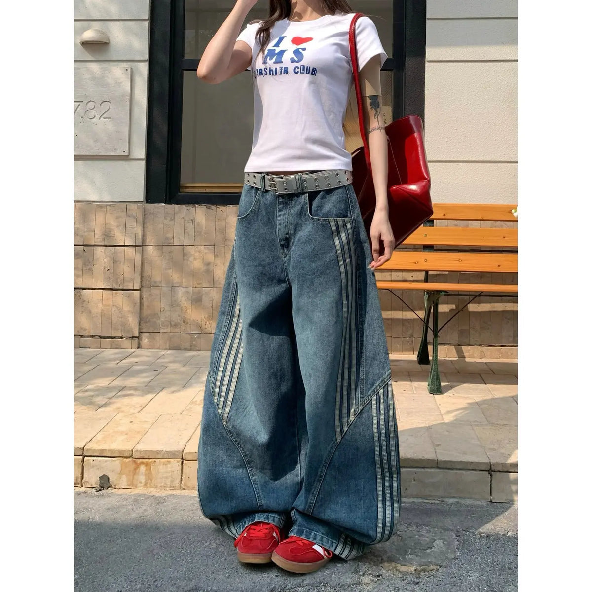 Striped Machete Jeans hercurva