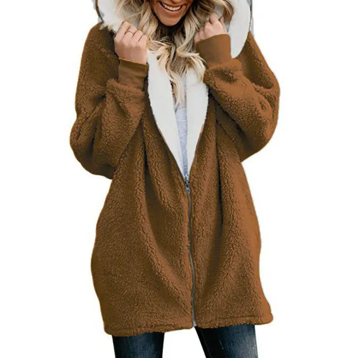 Lamb hooded sweater hercurva