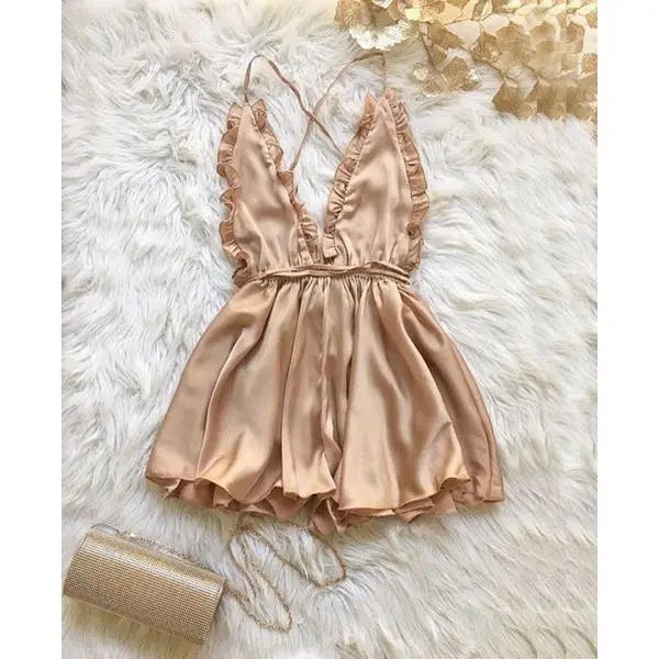 Fashion Women Sexy Sleepwear Style Jumpsuit Rompers Clubwear Playsuit Trousers 3 color hercurva