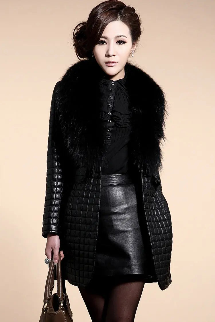 Cotton leather jacket hercurva