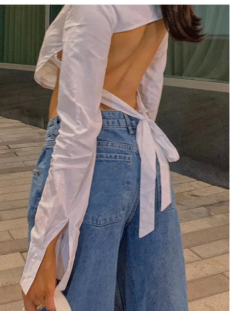 Low Waist Fashion Retro Straight Street Denim Trousers hercurva