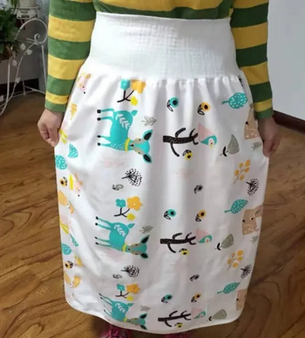 Cotton and bamboo fiber adult diaper skirt hercurva