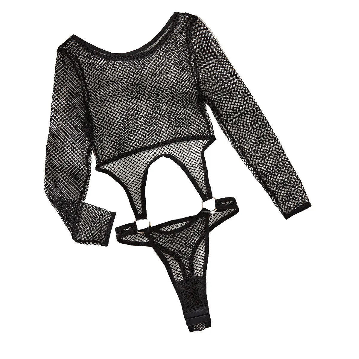 Mesh Bodysuit Hollow Ring Female hercurva
