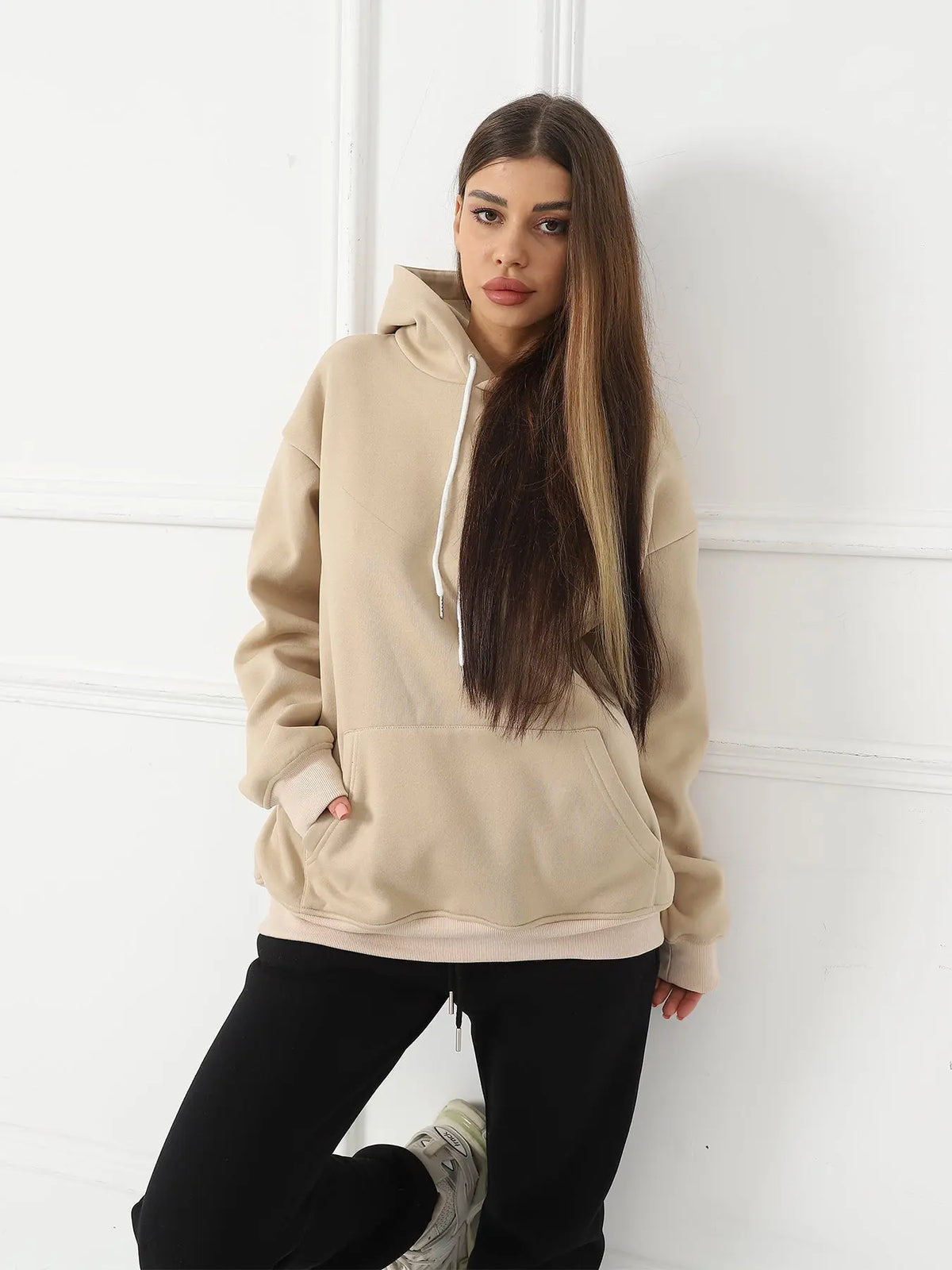 Women's Fashionable Casual Printed Long Sleeved Sweatshirt hercurva