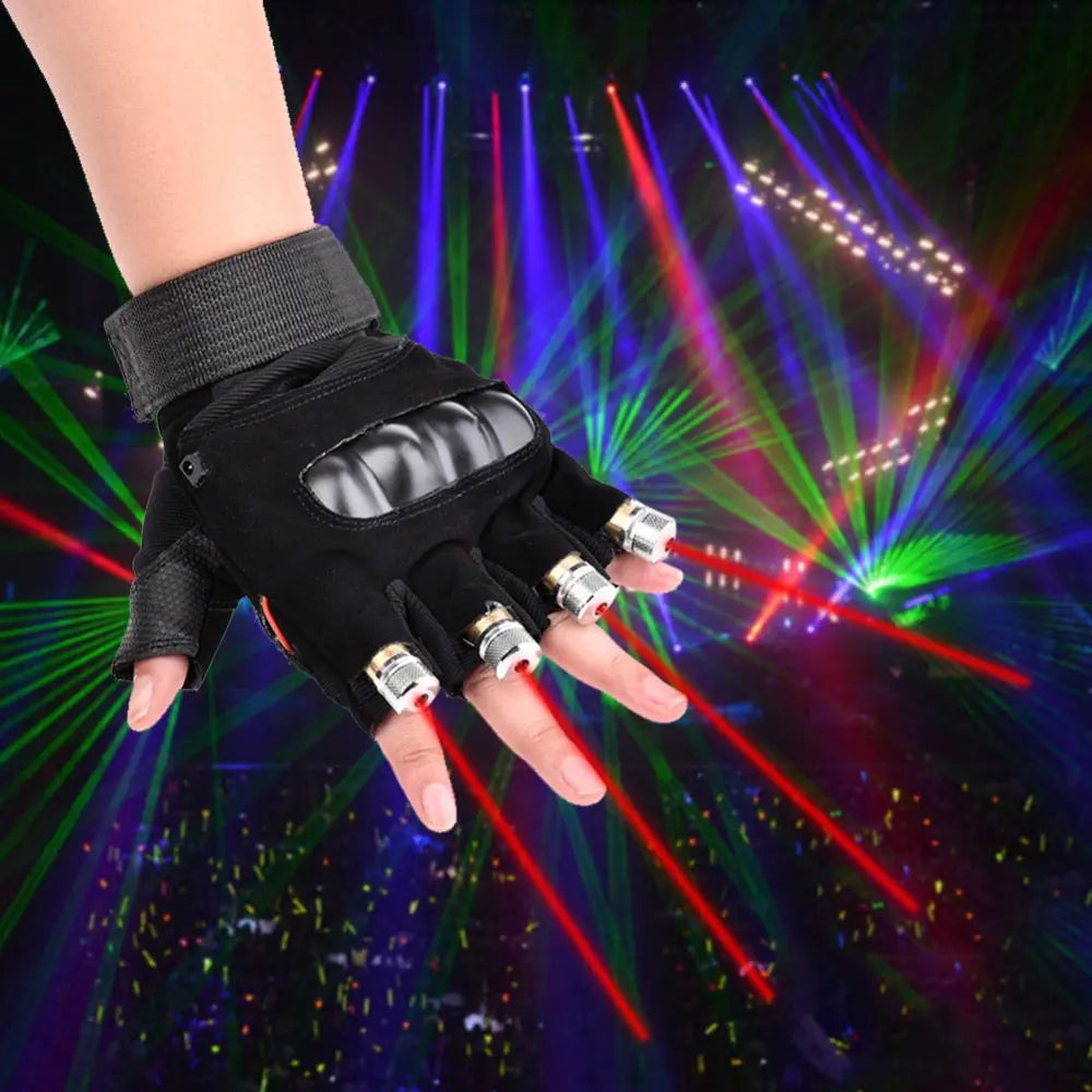 Stage Show  Red Green Laser Gloves hercurva
