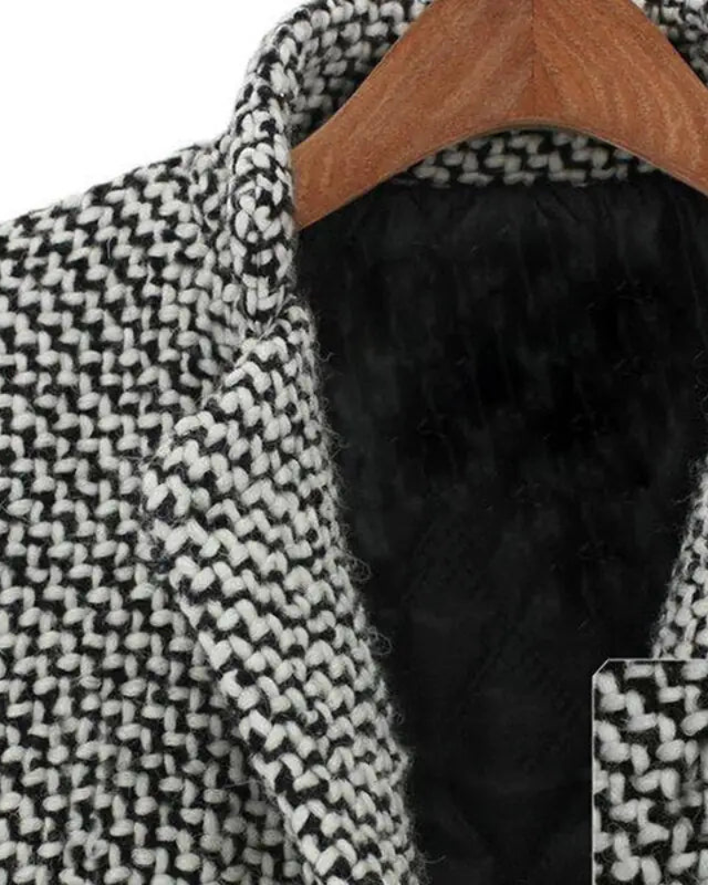 LAINEZ - Long wool jacket #RSA11704
