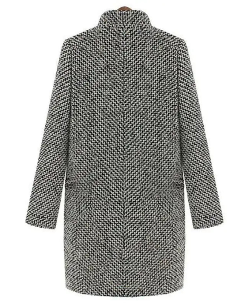 LAINEZ - Long wool jacket #RSA11704