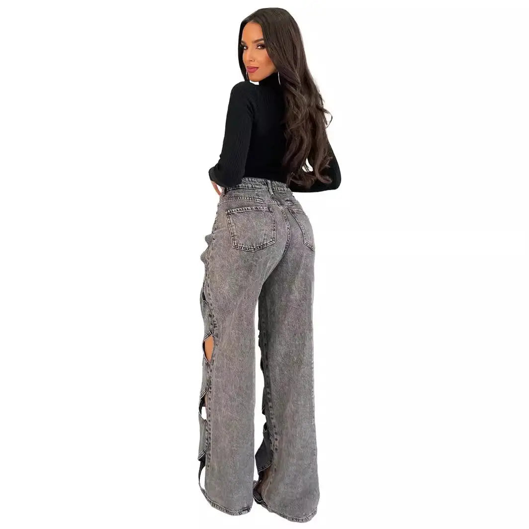 Casual Love Twist Jeans For Women hercurva