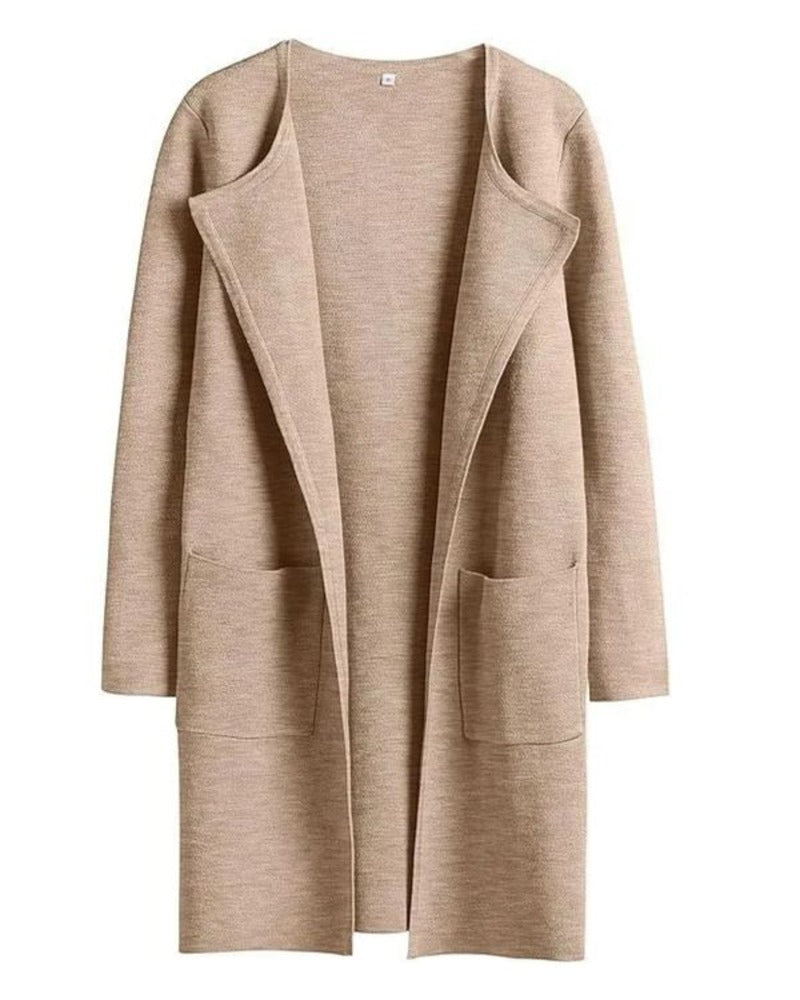 ARU - LAPEL TOP COAT #VEV42638