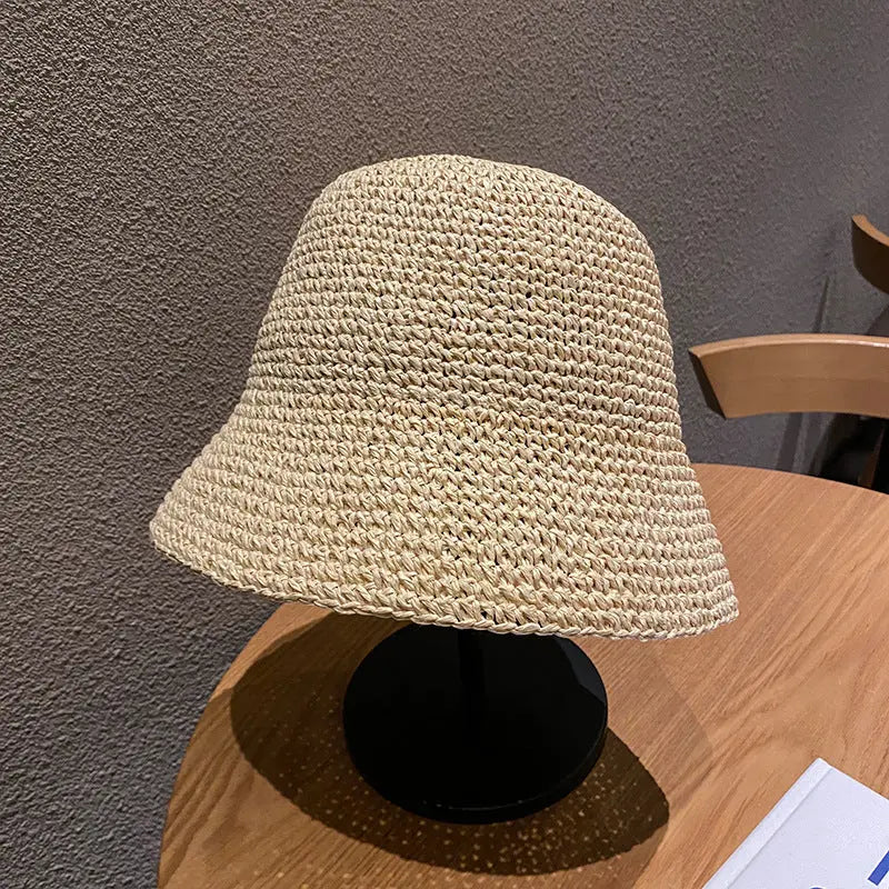 Women's Summer Thin Beach Sun-proof Straw Hat hercurva