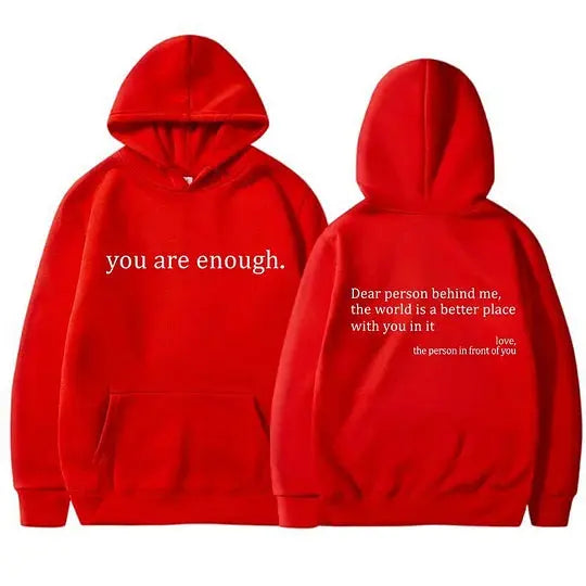 Women's Brushed Hoody Plain Letters hercurva