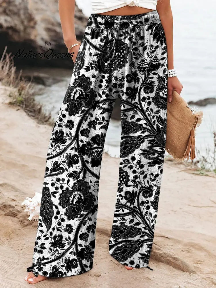 Casual Wide Leg Sports Trousers hercurva