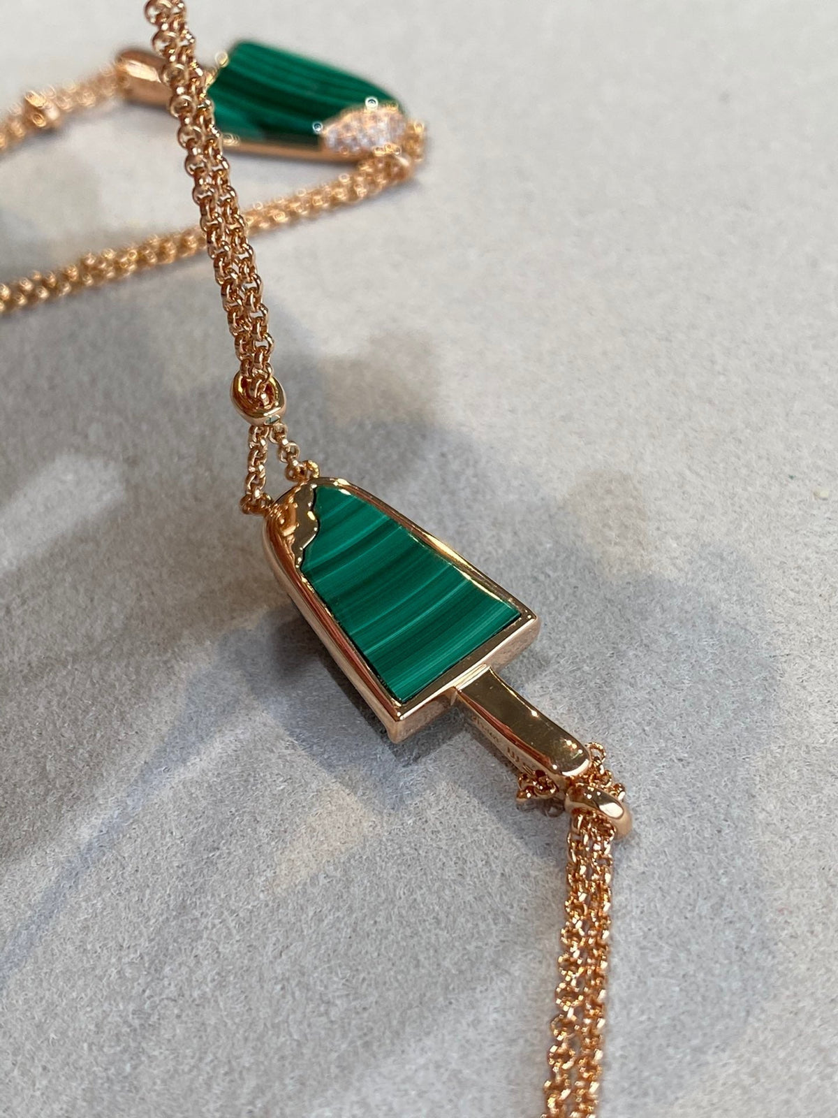 BVL ICE CREAM BAR MALACHITE BRACELET