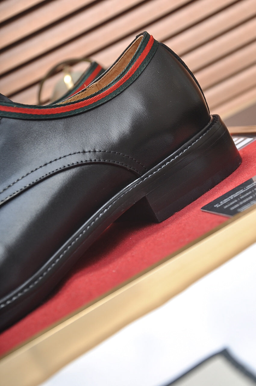GG Men's Dress Shoe Black Cowhide 140494