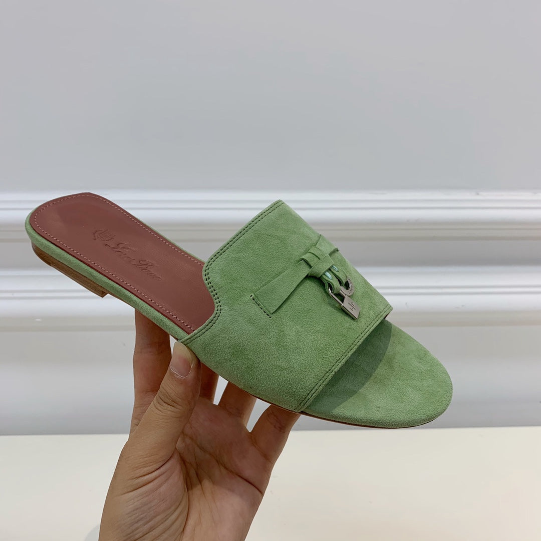 LP SUMMER CHARMS SANDALS MINT SUEDE