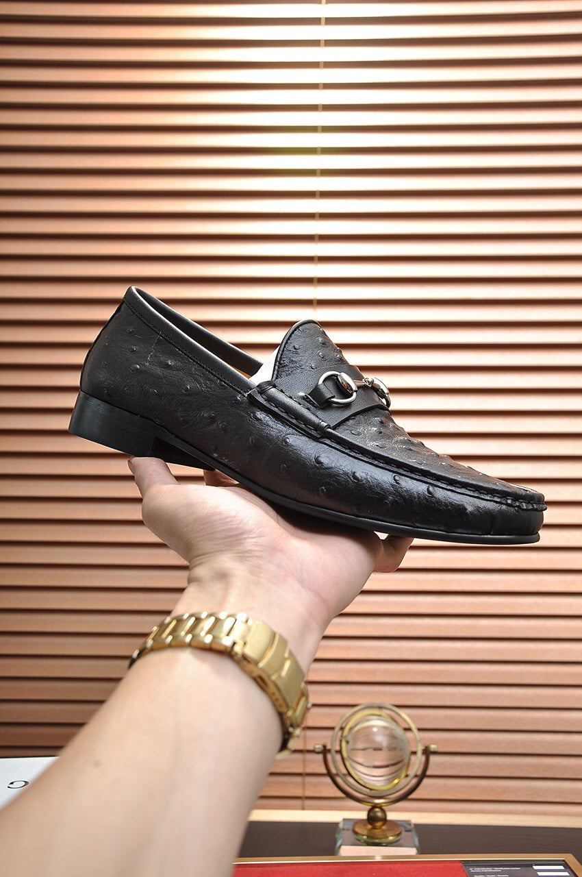 GG Men's Jordaan Loafer Black Cowhide 488966