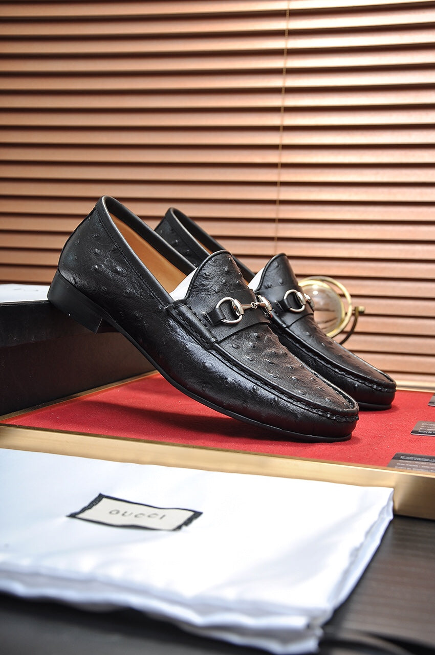 GG Men's Jordaan Loafer Black Cowhide 488966