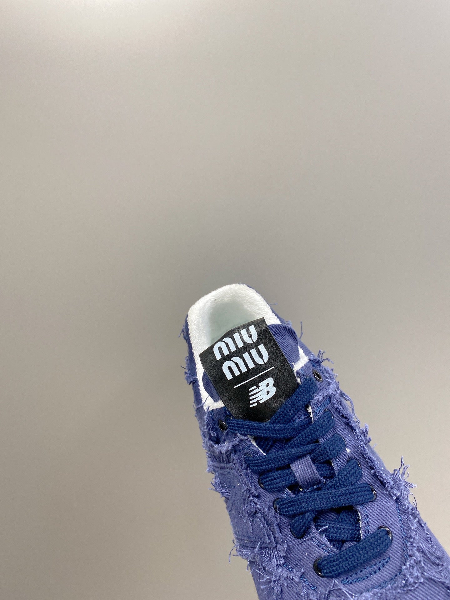 Miu Balance 574 Sneaker Blue Fabric