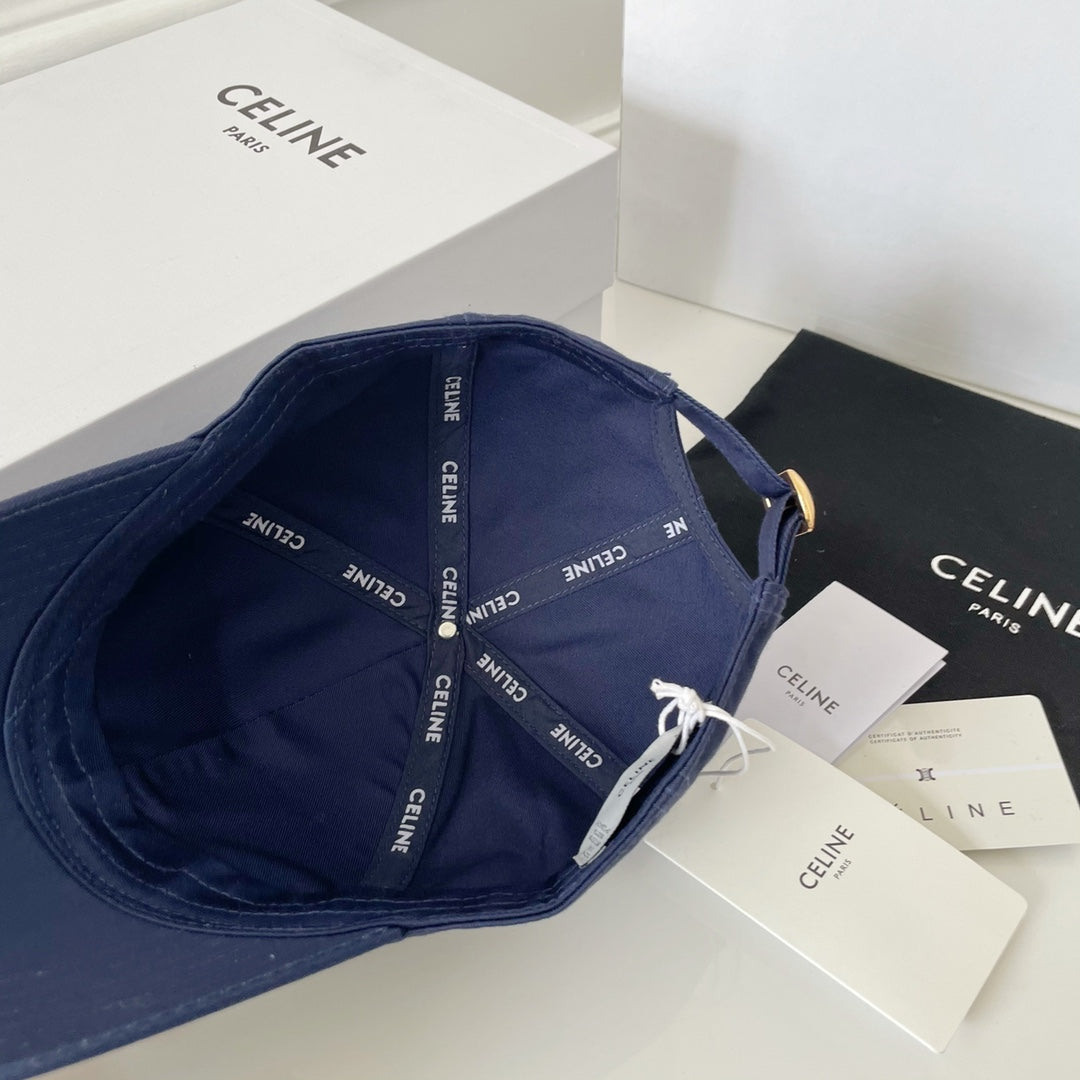 Celin Cap Navy Blue Cotton Twill Fabric 210449