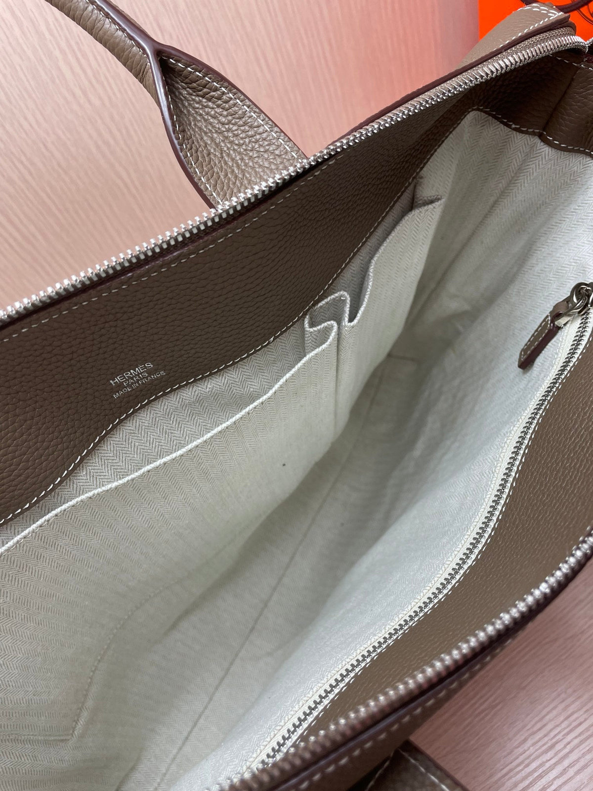 High-end Hermes 2026 Large H Briefcase 39cm Togo Leather