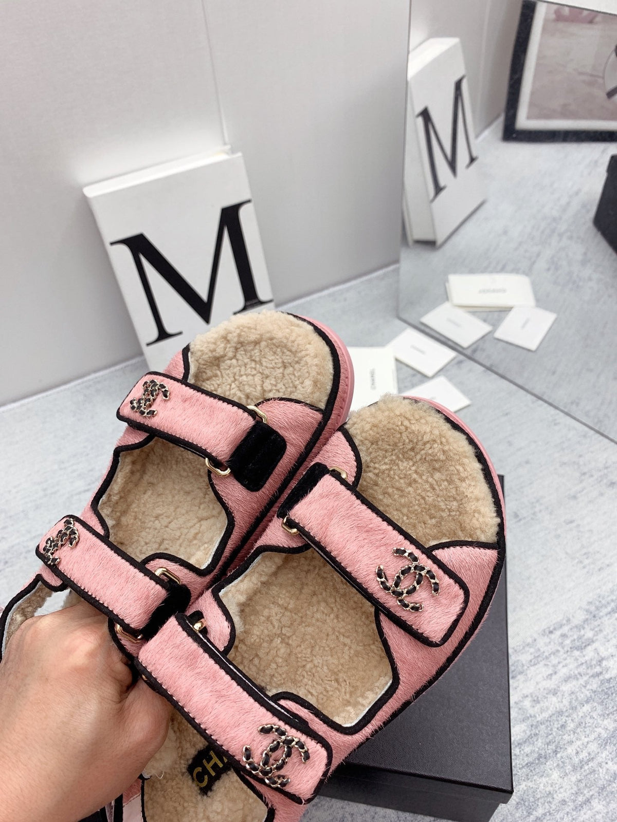 Chanel 2026 Dad Sandals Wool 161805