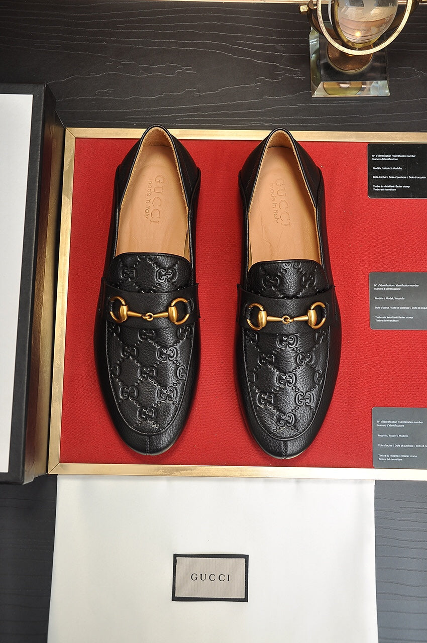 GG Men's Jordaan Loafer Black Cowhide 726292