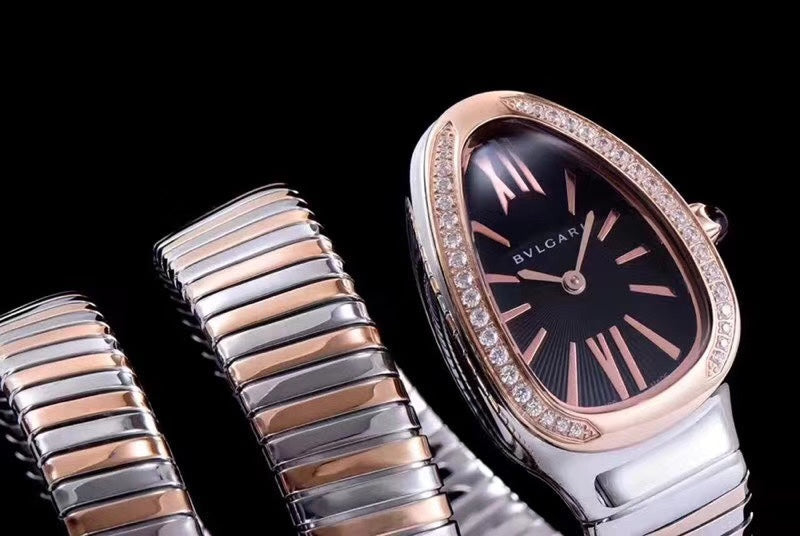 serpenti tubogas 35mm pink gold silver