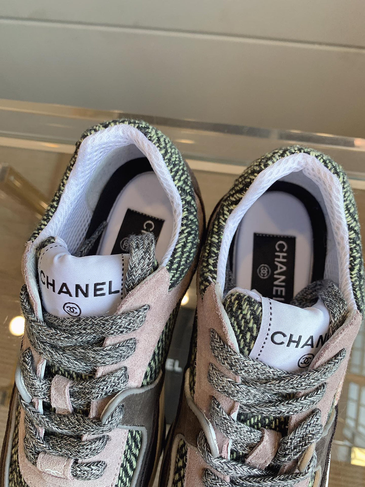 CC Sneaker In Multicolor Suede 145634