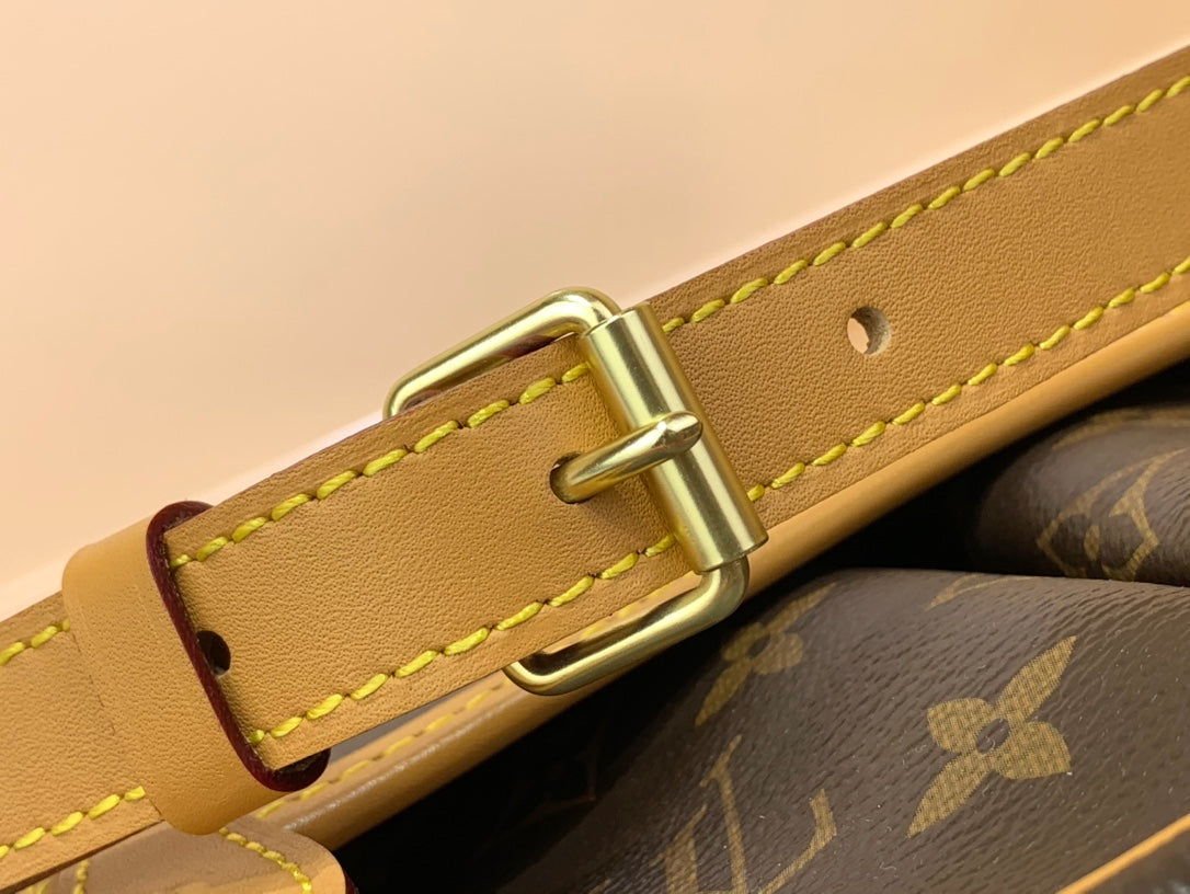 LV Gibeciere 28cm Brown Monogram Canvas 205872