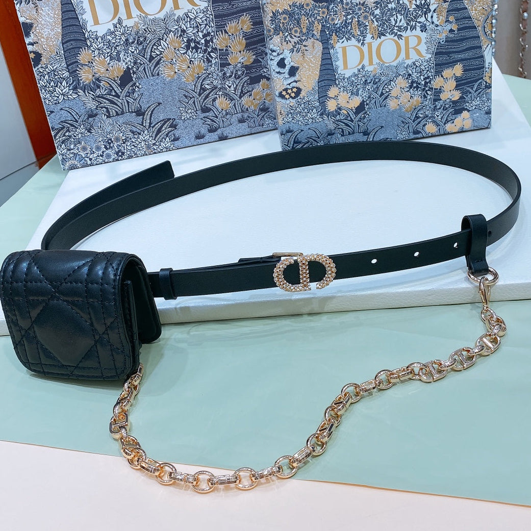Dior 2026 CD Buckle Belt Bag 15mm 187982