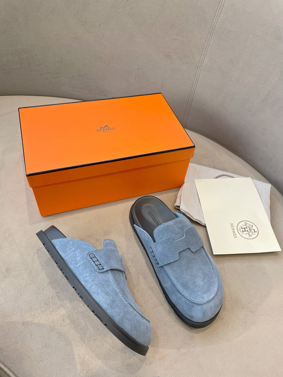 G0 MULE SKY SUEDE