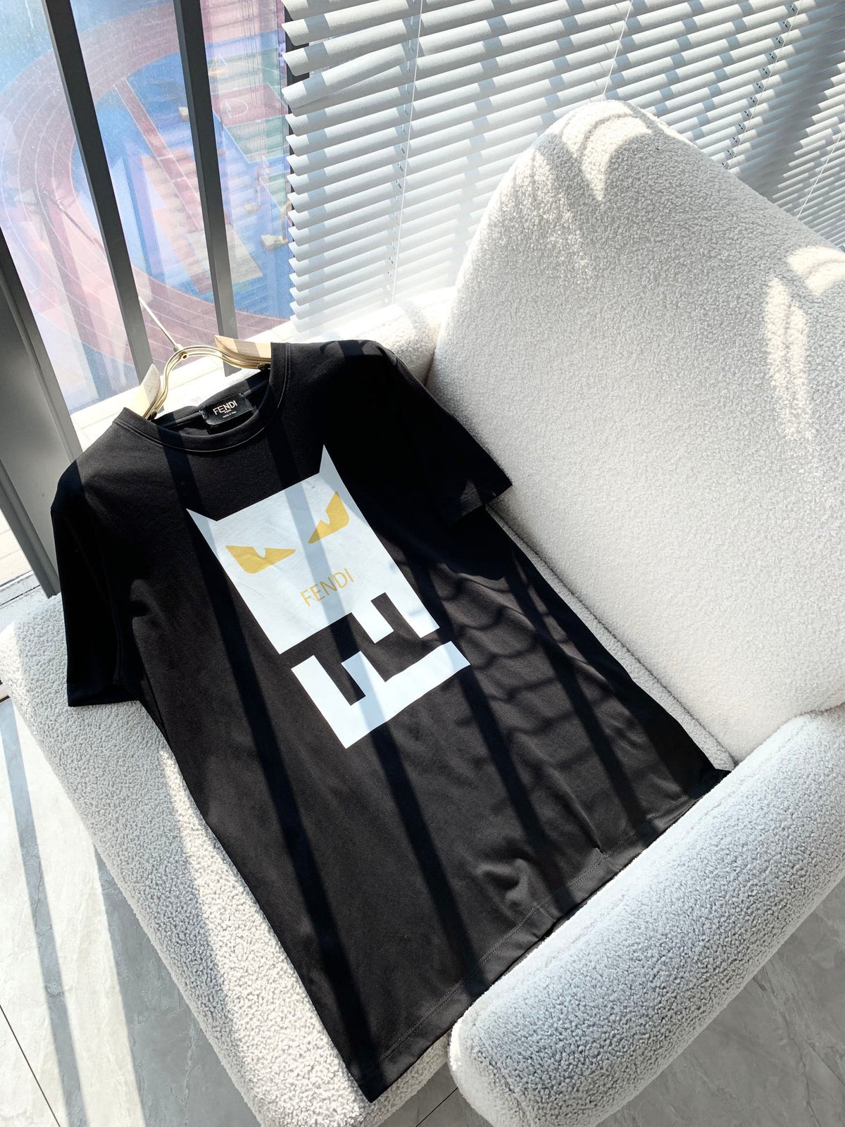 Fendi 2026 Men's Short-Sleeve T-Shirt Cotton 734830