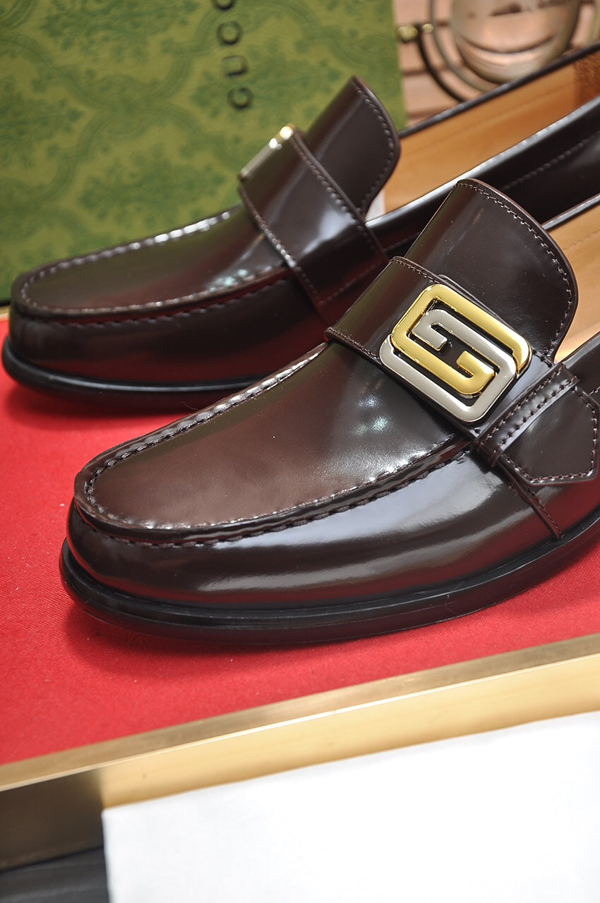 GG Men's Loafer Brown Cowhide 560954