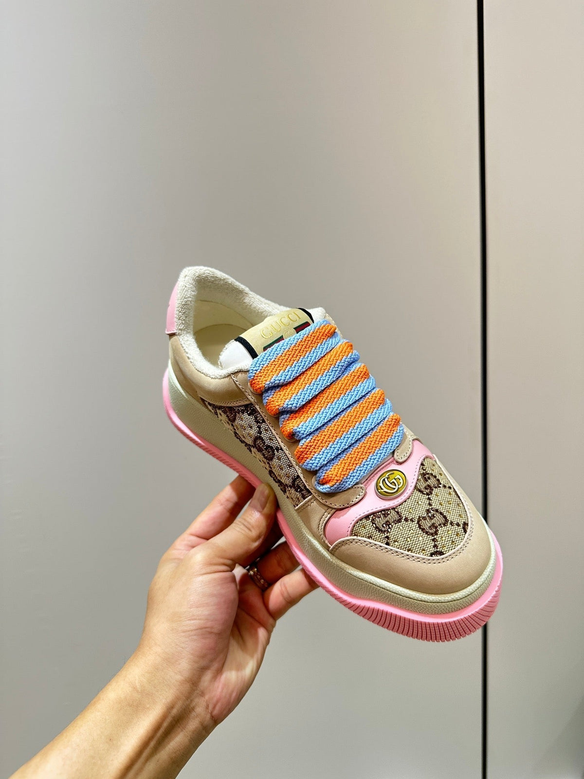 GG Screener Sneaker Pink Fuscia