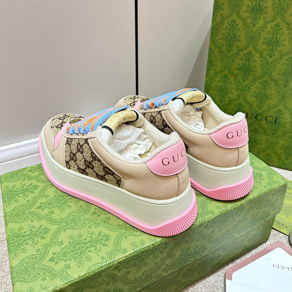 GG Screener Sneaker Pink Fuscia