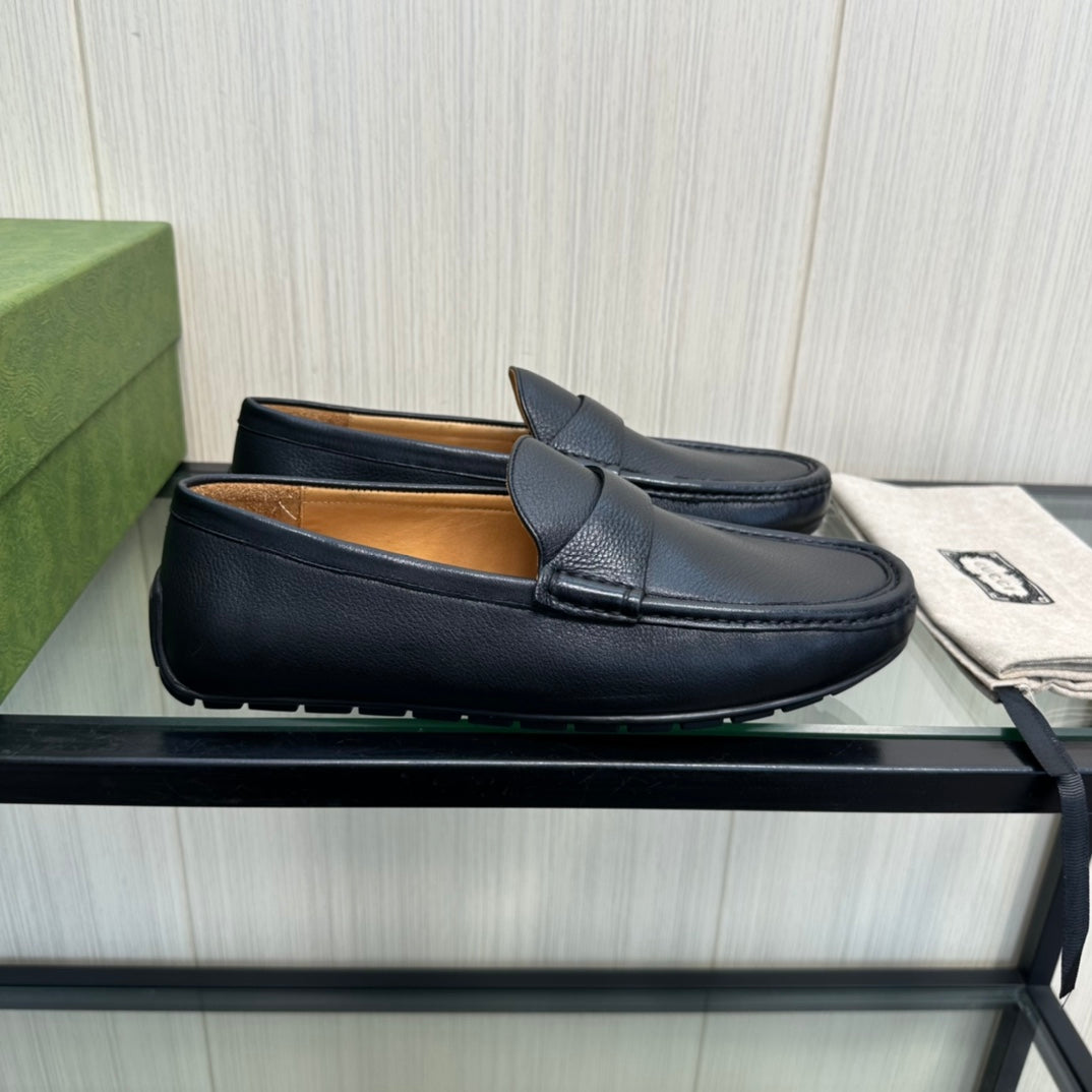 GG Men's Loafer Black Cowhide 165493