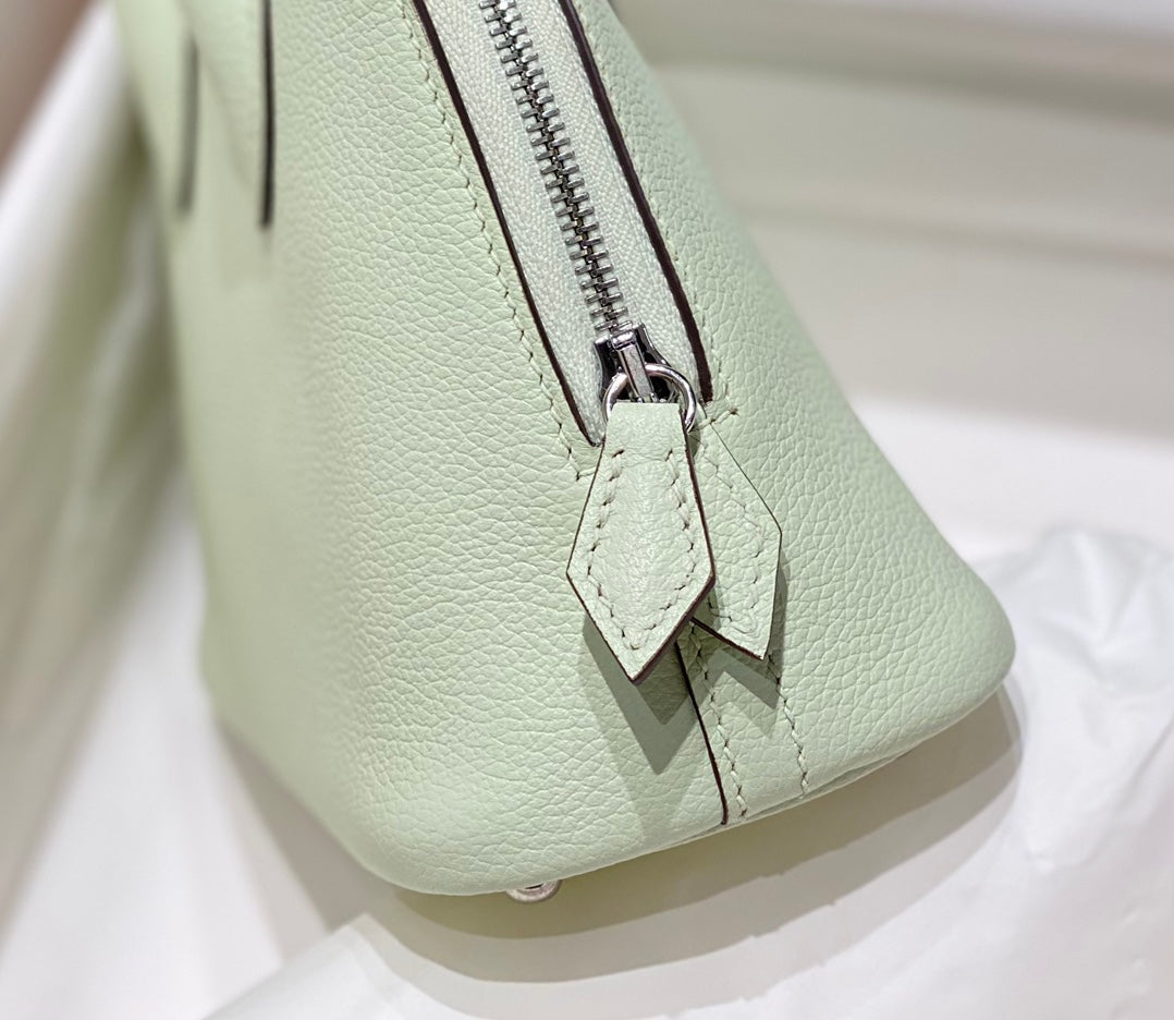 High-end Hermes 2026 Bolide Bowling Bag 18cm Evercolor Leather 2